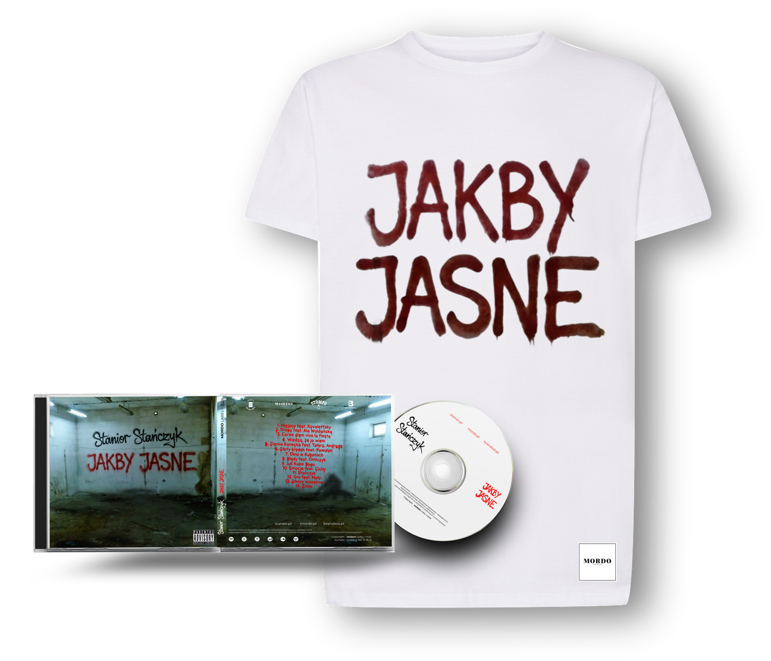 Stanior Stańczyk - "Jakby Jasne" 2026 płyta CD + koszulka