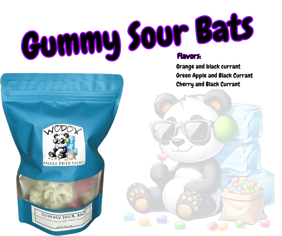 Gummy Sour Bats