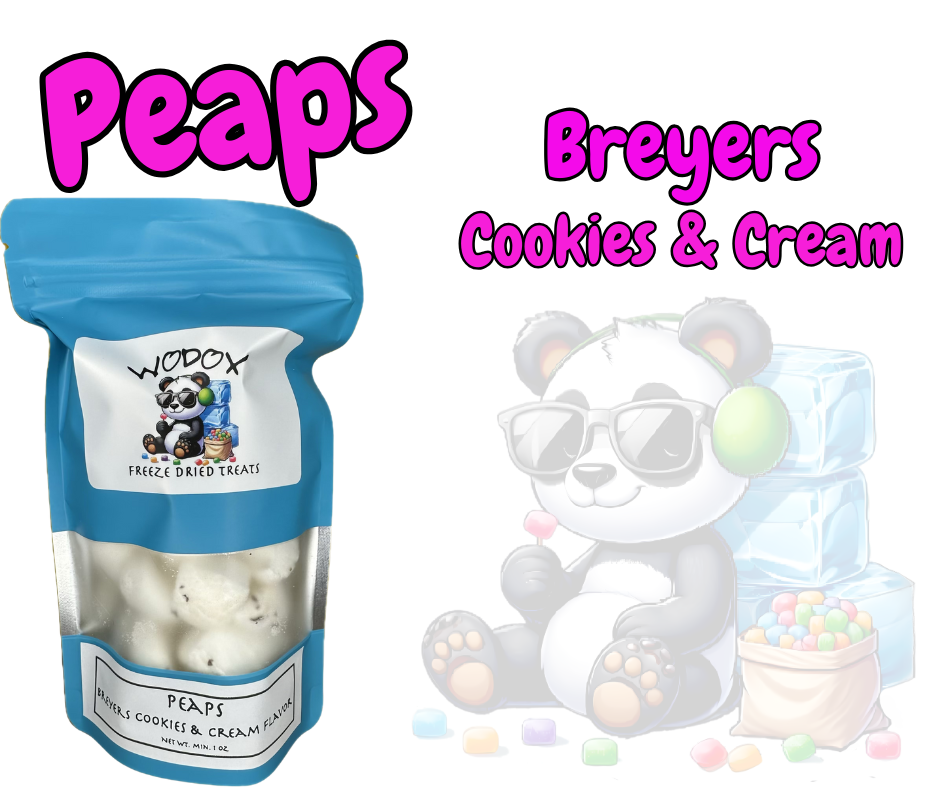 Peaps Breyers Cookies and Cream