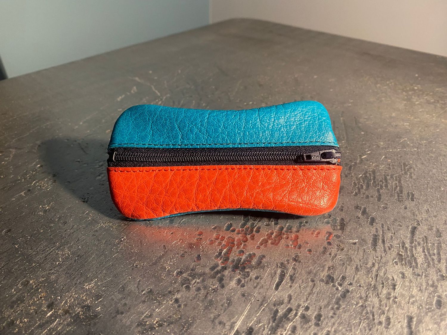 Joker double, menthe, marine et corail.