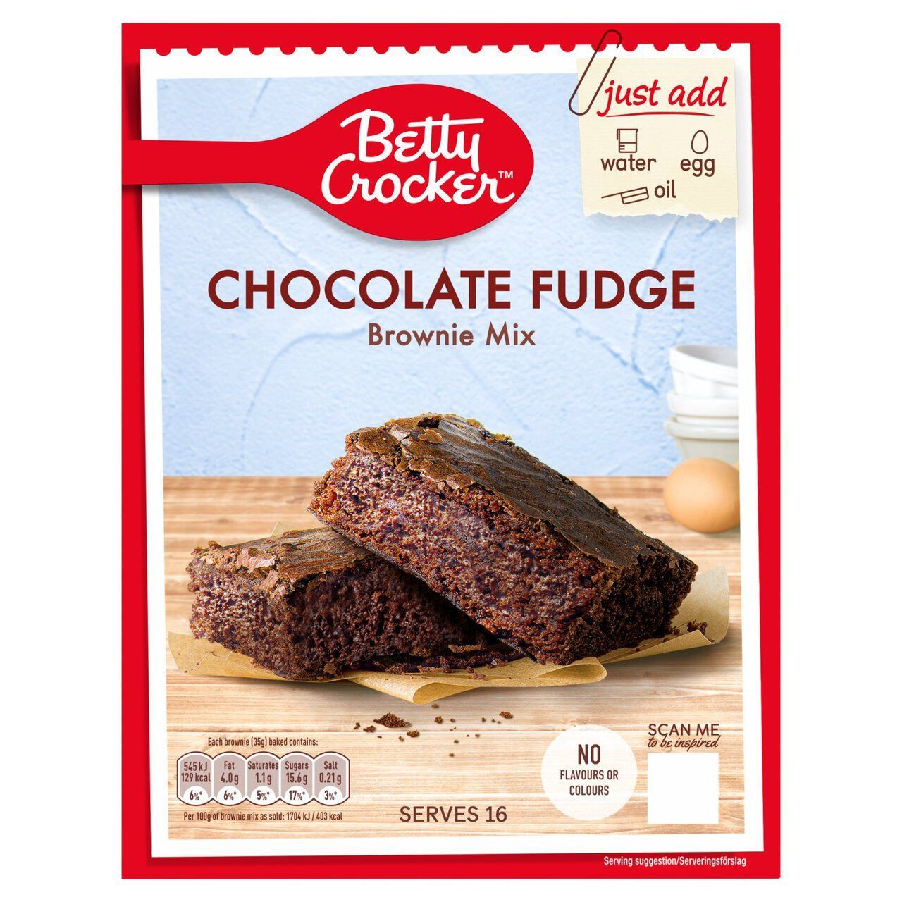 Betty Crocker Brownie Mix 415g