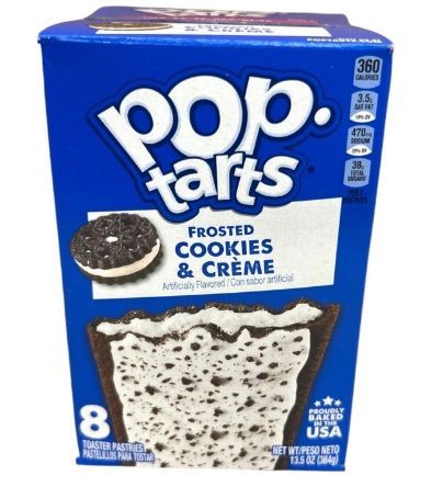 Pop Tarts Frosted Cookies and Creme