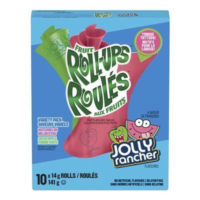 Fruit Roll Ups Jolly Rancher - 10 unidades