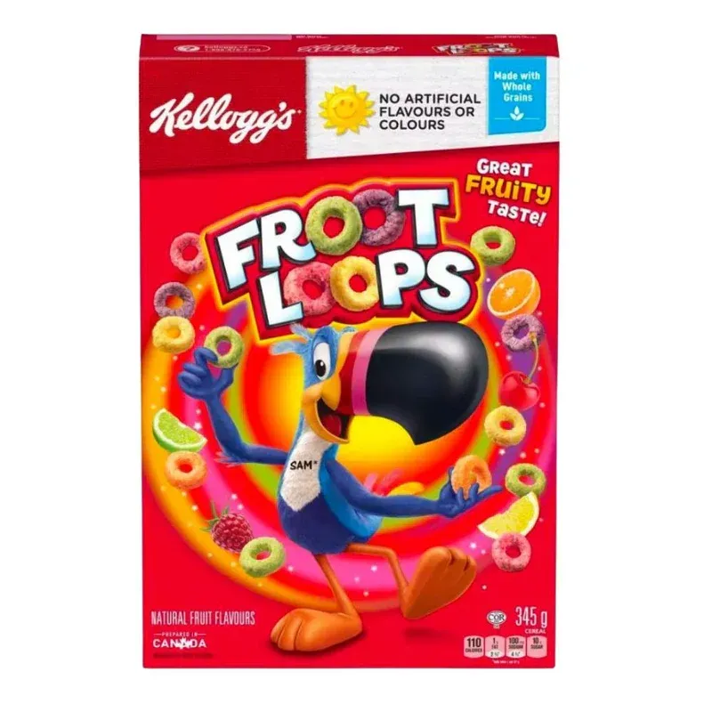 Cereal Kelloggs Froot Loops (Canada)