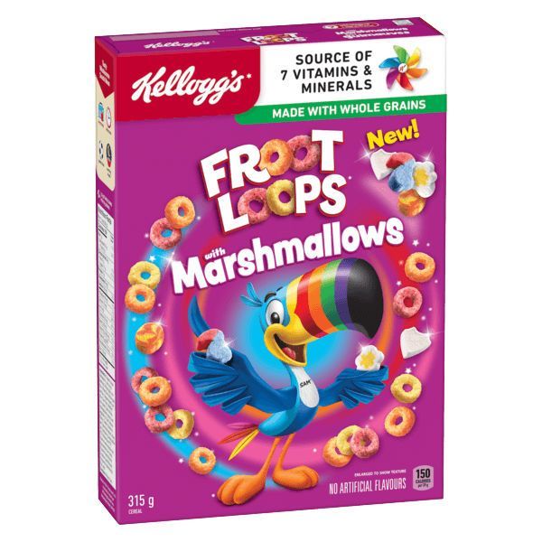 Cereal Kelloggs Froot Loops with Marshmallows