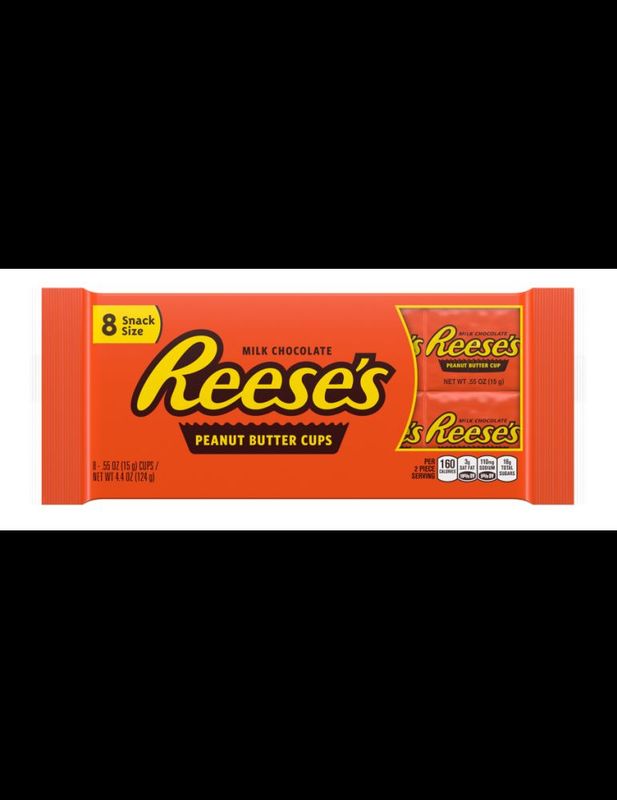 Reese's 8 peanut butter Cups 124g
