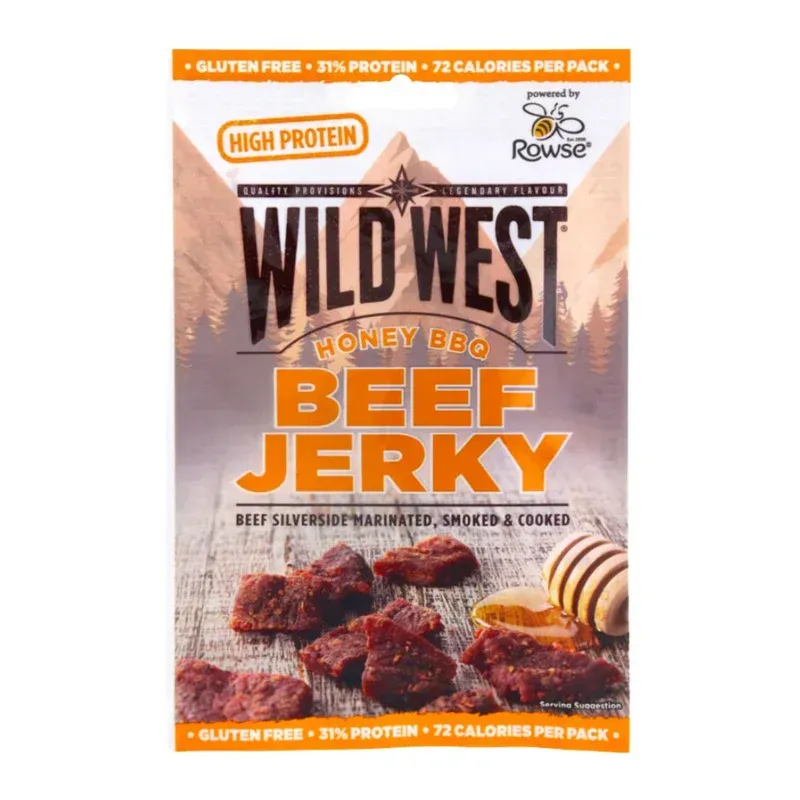 Wild West Honey BBQ Beef Jerky 25g