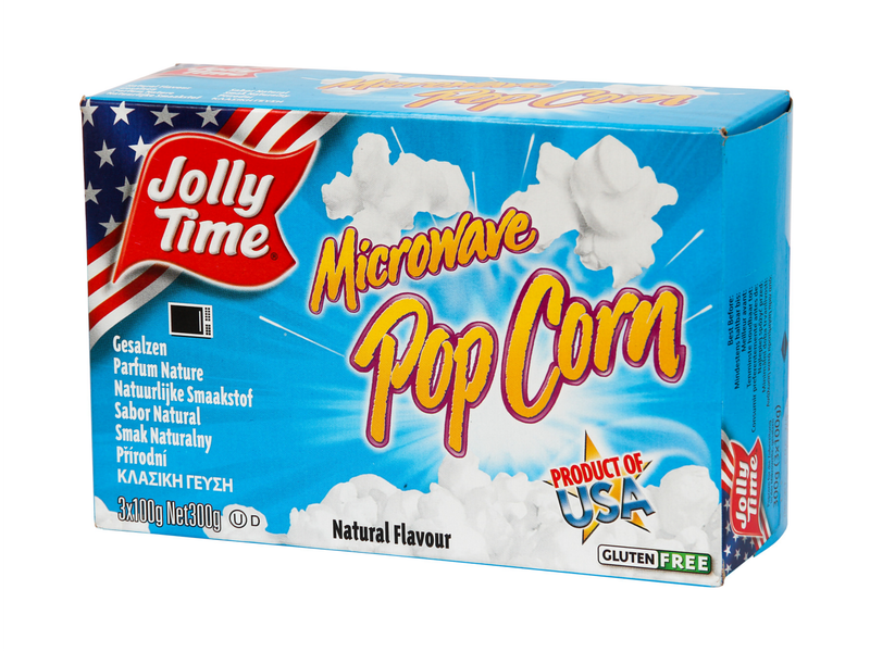Jolly Time Microwave Popcorn Natural Flavor