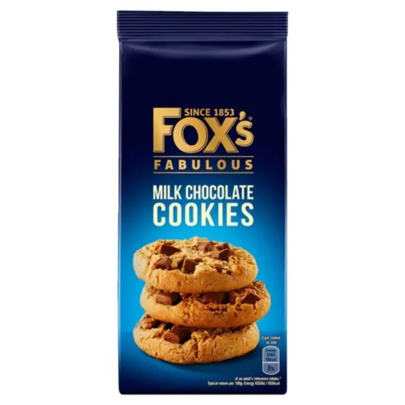 Fox's Choc Chunk Cookies Milk Chocolate