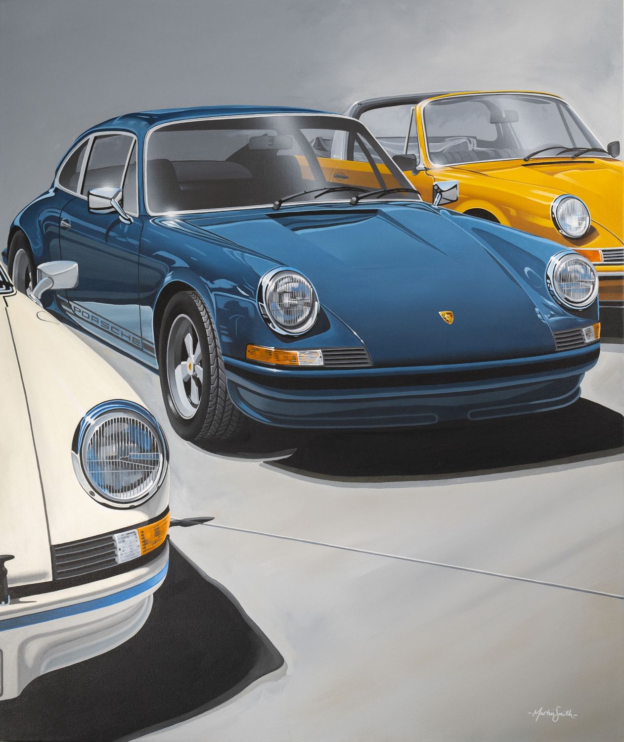 Porsche Trio Limited Edition Print
