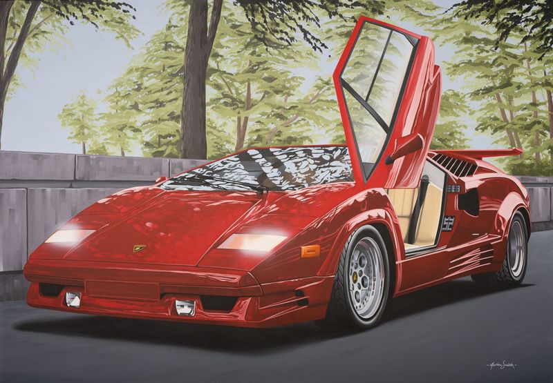 Lamborghini Countach Limited Edition Print