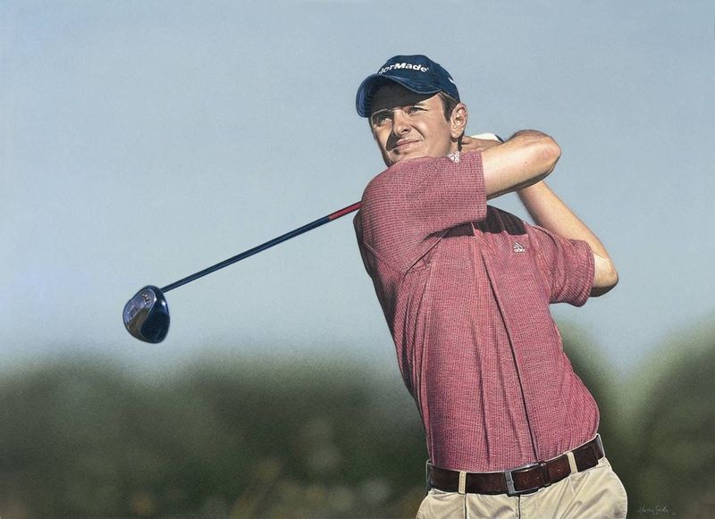 Justin Rose Signed Limited Edition Print