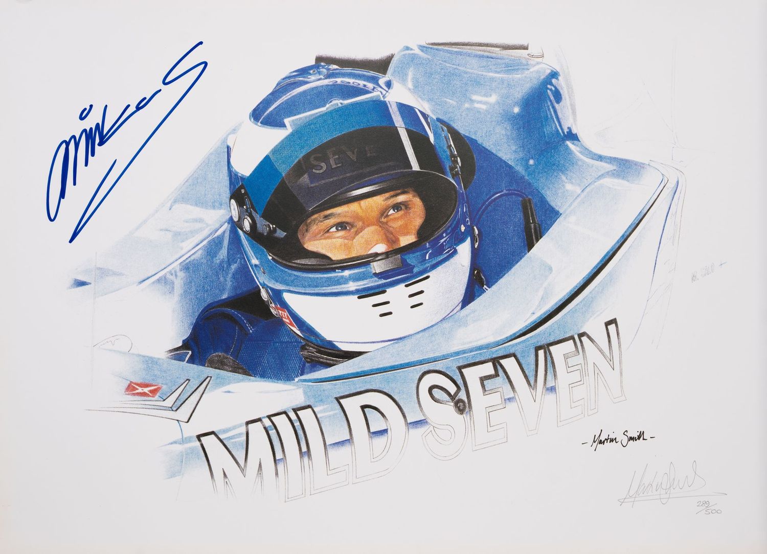 Mika Salo Tyrrell Yamaya 024 (Signed by Mika Salo) Limited Edition Print