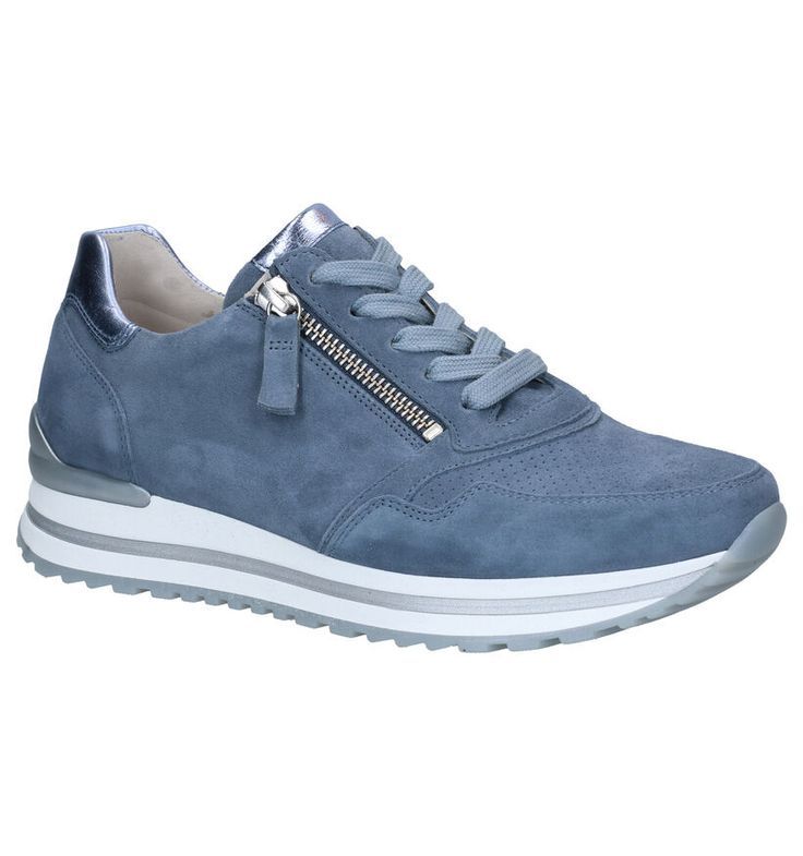 Blauwe Suède Sneakers