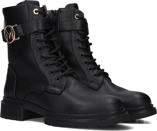 Stoere Zwarte Enkellaarzen
