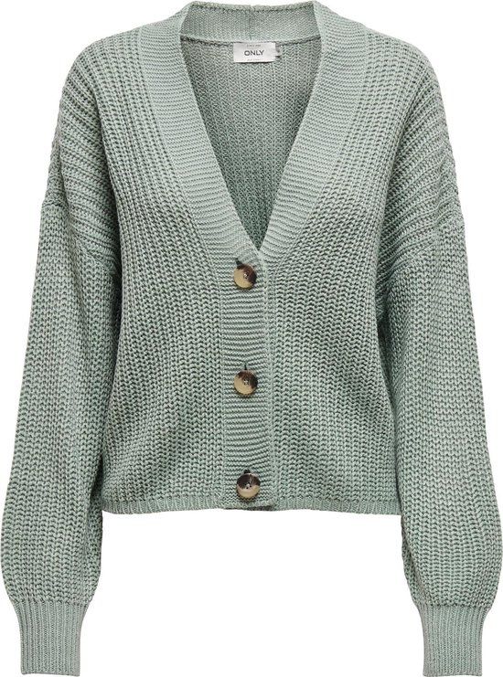 Pull en maille verte