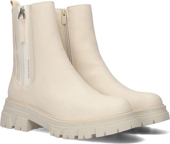 Cream Luxe Enkellaarzen