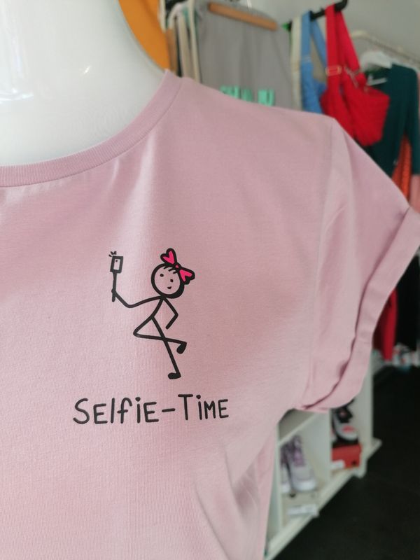 Printshirt Lady "Selfie Time"