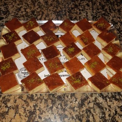 Plateau de Flan pâtissier
