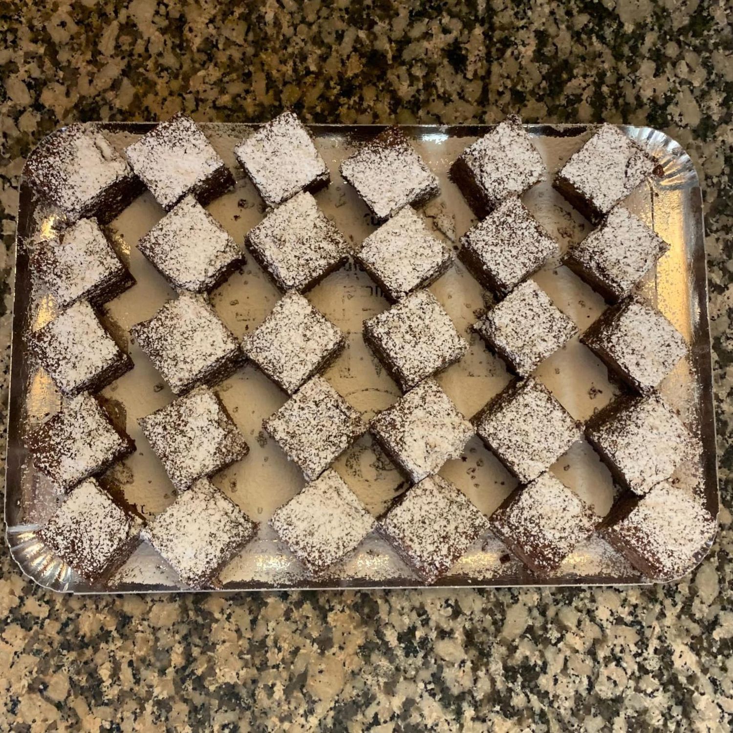 Plateau de brownies