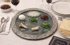 PLATEAU SEDER AVEC MATSA
