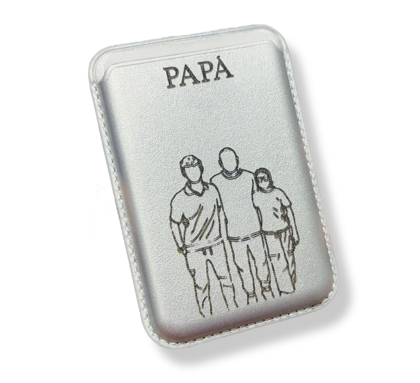 Wallet magsafe personalización con imagen