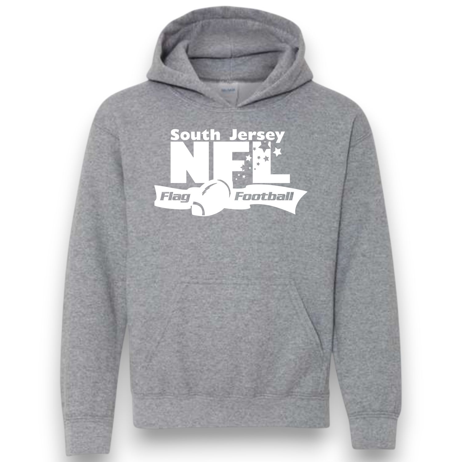 Classic SJNFL Grey Heather Fleece Hoodie (Youth)