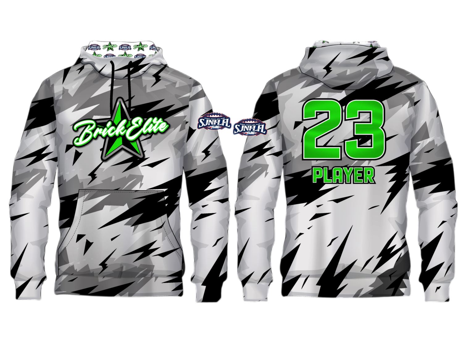 Brick Elite Boys Fleece Hoodie - "Flash"