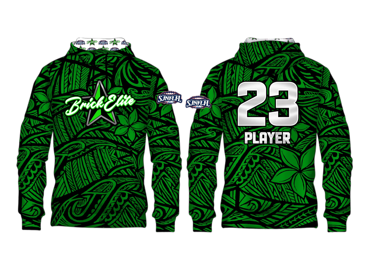 Brick Elite Boys Fleece Hoodie - "Tribal"