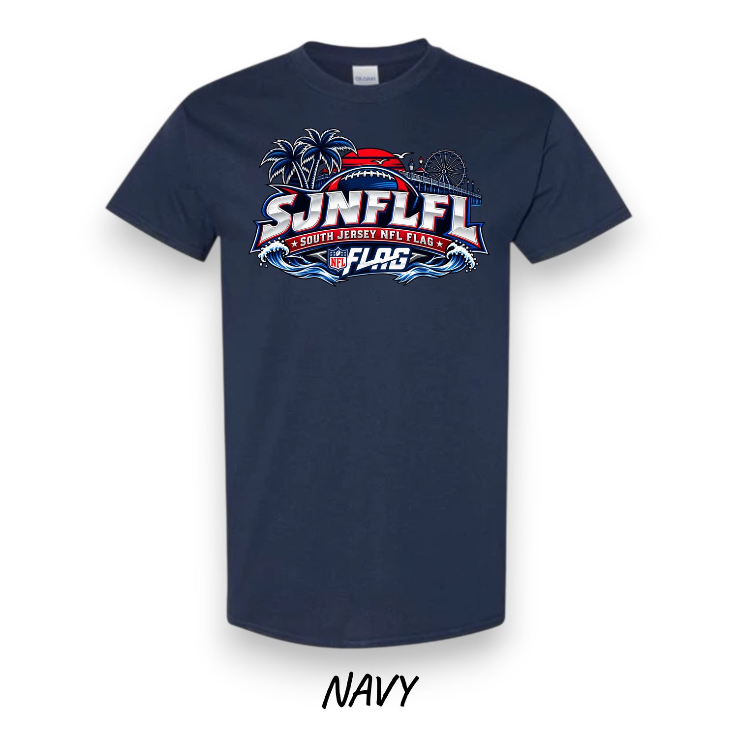 SJNFL Vintage T-Shirt - Navy