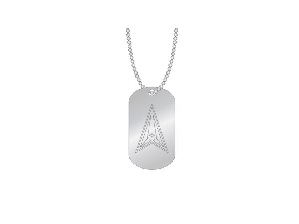 SPACE FOCE ONE DOG TAG