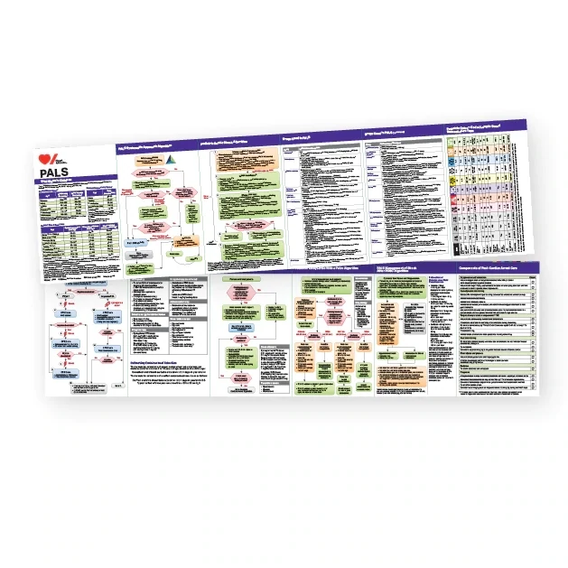 2020 PALS  pocket reference cards
