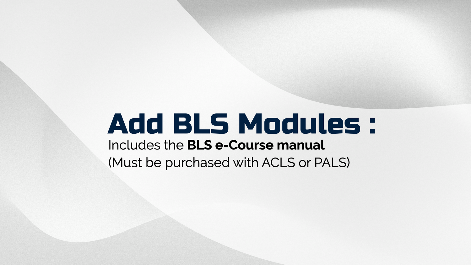Add on - BLS Provider Modules - Nanaimo