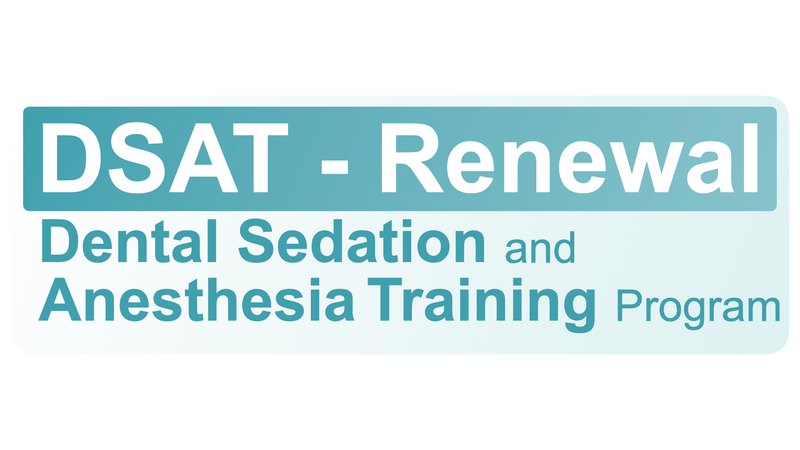 The Dental Sedation and Anesthesia Training Renewal program (DSATr)