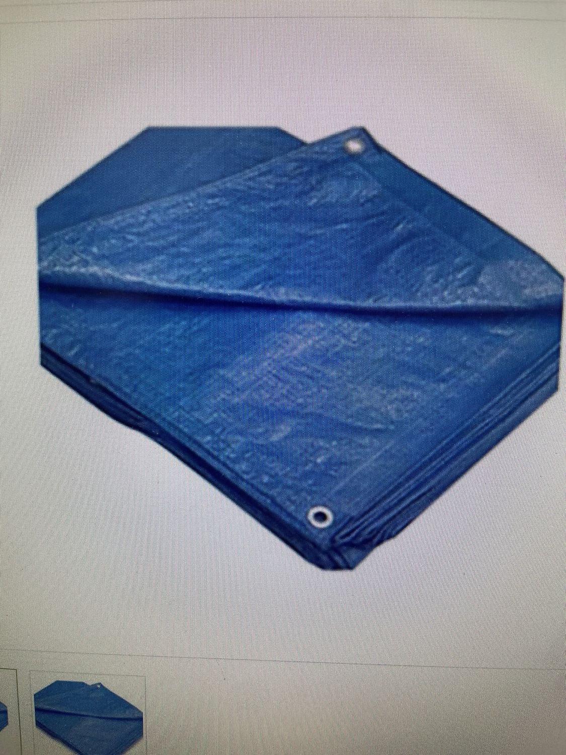TARP (Poly Blue 6 mil. 10ft x 12ft). Call for Pricing.