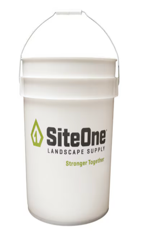 BUCKET - White 5 GALLON w/SiteOne Logo