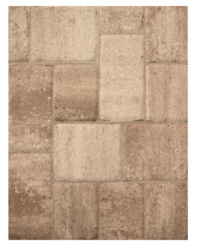 Belgard &quot;CAMBRIDGE COBBLE&quot; 2 pc. &quot;SAVANNAH 60 mm&quot; (112.5 sq. ft/pallet)