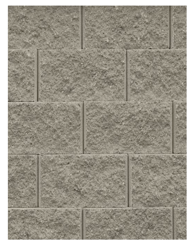 Belgard &quot;DIAMOND PRO PIN SYSTEM WALL BLOCK GRAY&quot; (45 pc). Call for Pricing.