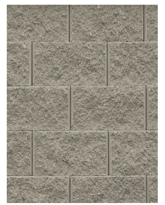 Belgard &quot;DIAMOND PRO PIN SYSTEM WALL BLOCK GRAY&quot; (45 pc). Call for Pricing.