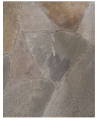Flagstone BLUESTONE FULL COLOR IRREGULAR STAND UP (1 1/2 - 2 1/2 in.) Sold/Ton. Call for Pricing