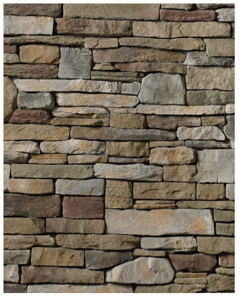 Cultured Stone Southern Ledgestone Hands Pak FLATS Bucks County (10.5 sq. ft./Box). Call for Pricing.