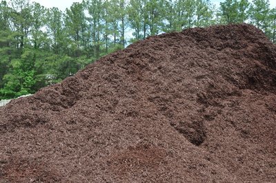 DYED Walnut DESIGNER Mulch (Bulk cu. yd)