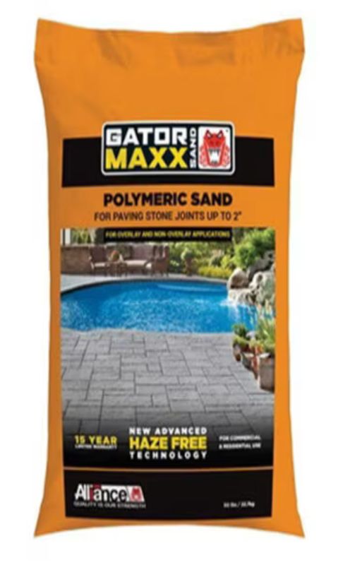 Polymeric SAND - Unilock Alliance Gator Maxi G2 BLACK DIAMOND Color (50 lb. Bag). Call for Pricing.