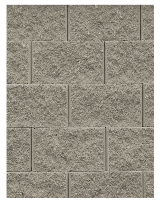 Belgard "DIAMOND PRO PIN SYSTEM WALL BLOCK GRAY" (45 pc). Call for Pricing.