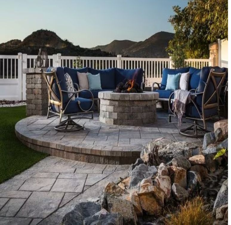 Belgard - Weston Stone FIRE PIT Oxford. Call for Pricing.
