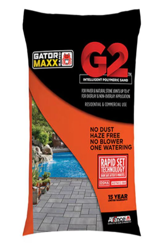 Polymeric SAND - Unilock Alliance Gator Maxi G2 BEIGE COLOR (50 lb. Bag). Call for Pricing.