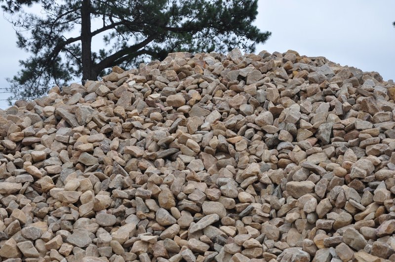 BULK River Rock Virginia Brown 2" to 4" (per cu. yd.)