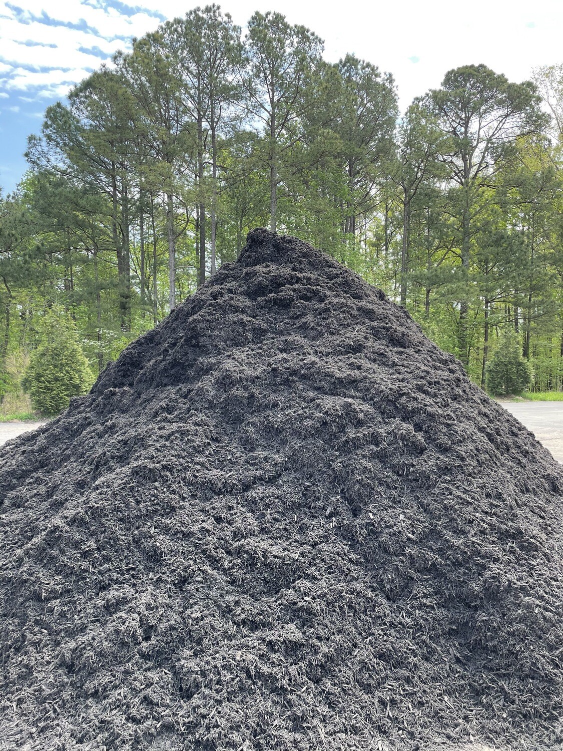 DYED BLACK Mulch (Bulk per cu. yd.)