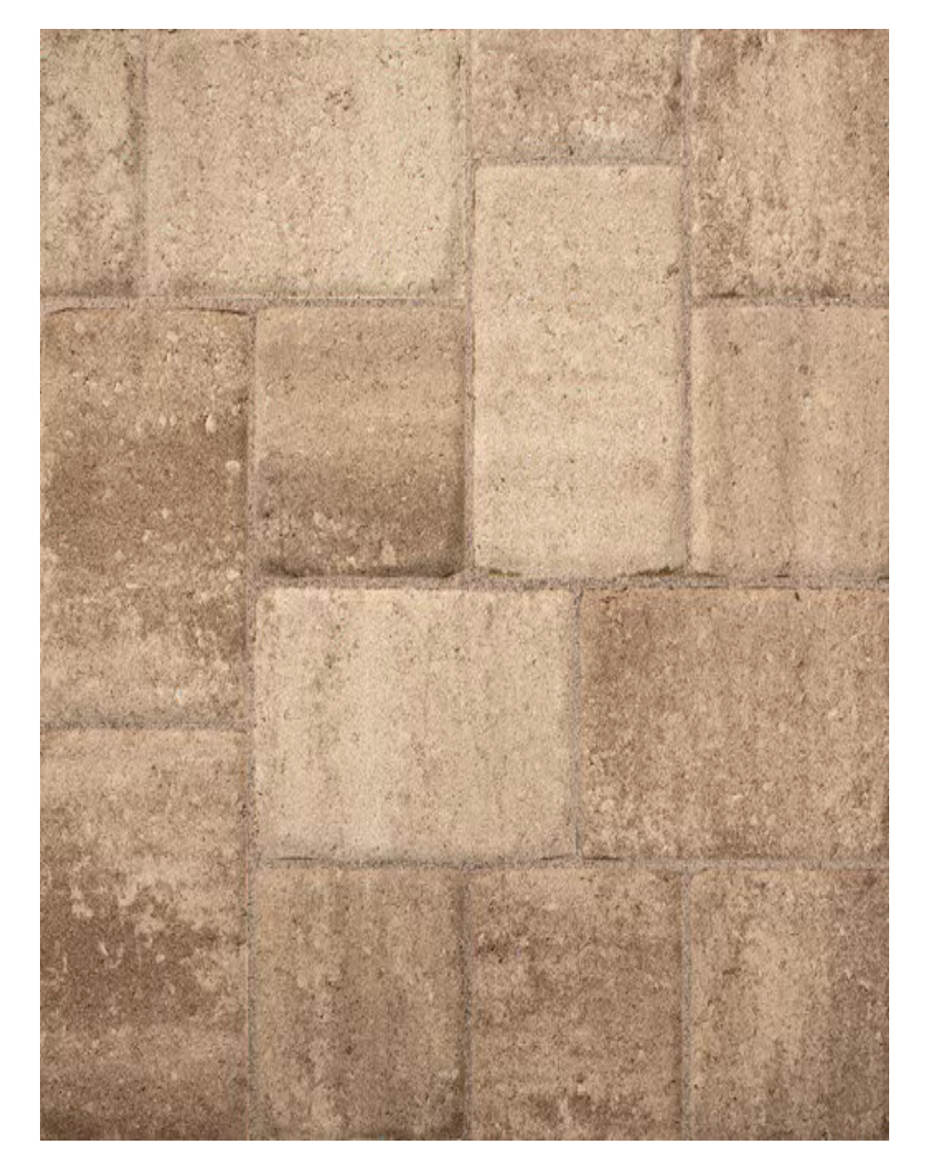 Belgard "CAMBRIDGE COBBLE" 2 pc. "SAVANNAH 60 mm" (112.5 sq. ft/pallet). Call for Pricing.