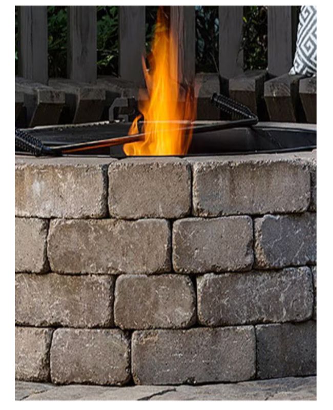 Belgard - Weston Stone FIRE PIT Colonial. Call for Pricing.